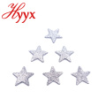 Высокое качество HYYX 2018 Новый Санта-Клаус елочные украшения красочные Звезда форма Арт блестки Кулон